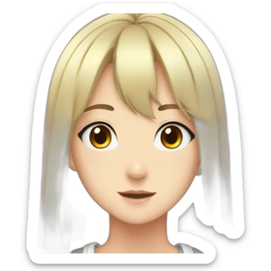 Anime Girl 12 sticker