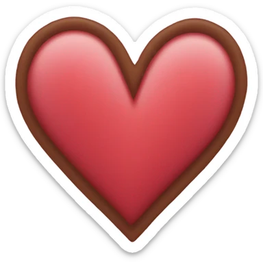 Heart emoji with the letters P and L in the center sticker