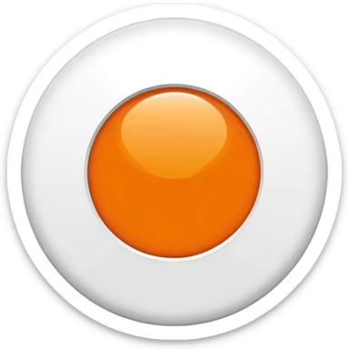 Make a flag in which fully white and in centre a circle of color orange sticker