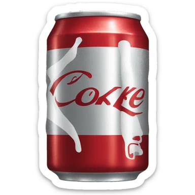 Diet Coke can sticker