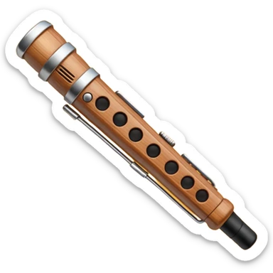 music instrument recorder sticker