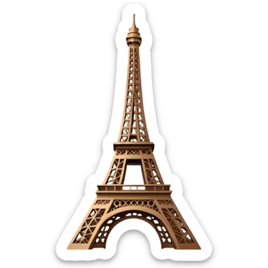 create a n emoji of tour eiffel sticker