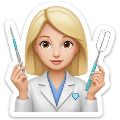 Girly Esthetician emojis sticker