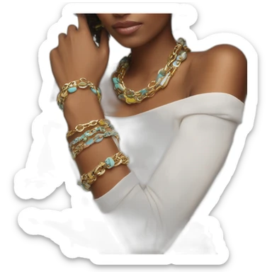 bracelets en commun sticker