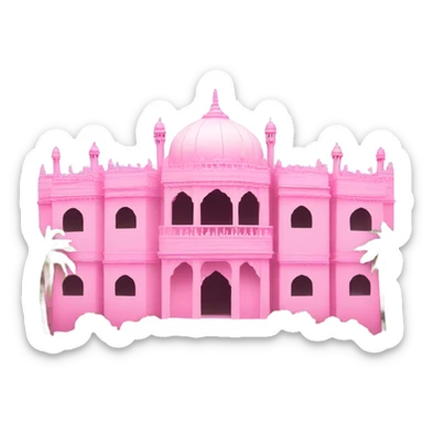 Pink palace Bangladesh sticker