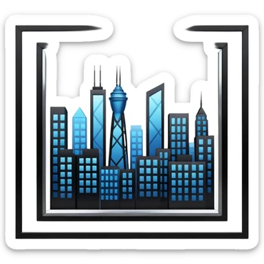 Downtown aesthetic  sticker