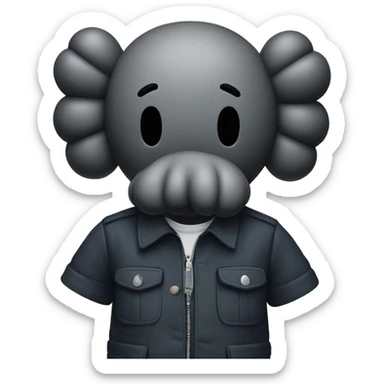 kaws sticker