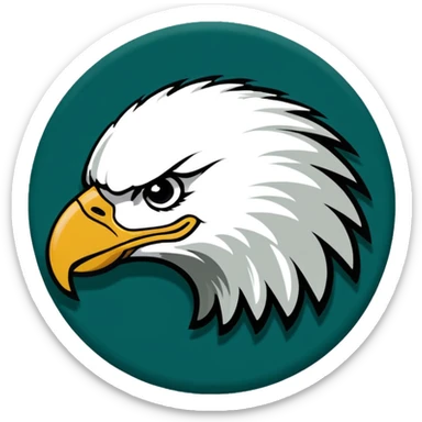 Philidelphia Eagles Logo IRL sticker