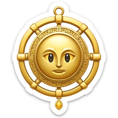 A talisman for immense wealth sticker