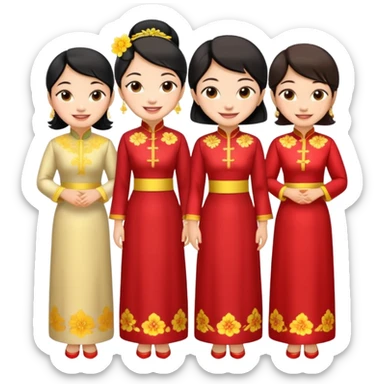 vietnamese aunties sticker