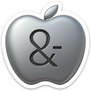  Russian ruble symbol (₽), centered, 3D emoji design, smooth rounded shapes, glossy finish, soft highlights and shadows, modern minimal look, neutral metallic silver or light gray color, no text, no background, transparent background, high detail, clean edges, Apple-style emoji aesthetics sticker