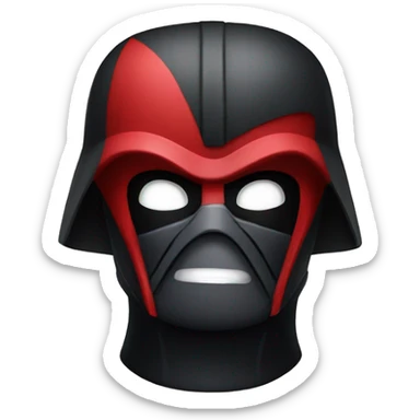 Darth Vader and deadpool mix sticker