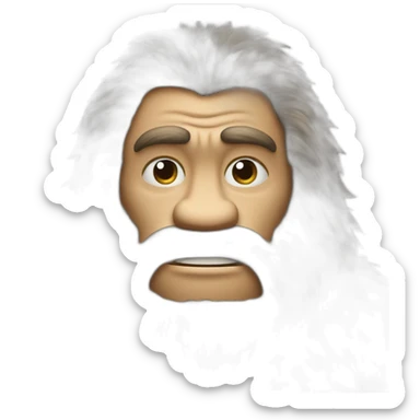 hairy sasquatch sticker