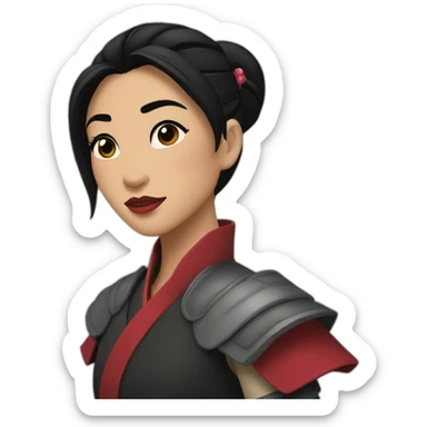 Blak mulan sticker