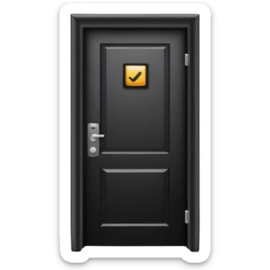 hotel room door modern hallway with spotlight up sticker