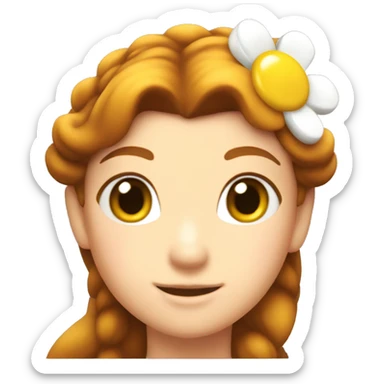 princess daisy from mario bros sticker