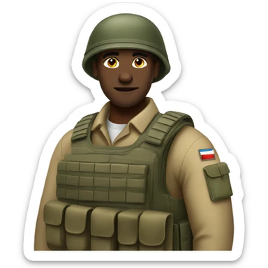 A big israel soldier sticker