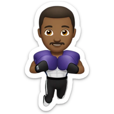 Adonis Creed qui ne comprends pas quelque chose et se tape la tête  sticker