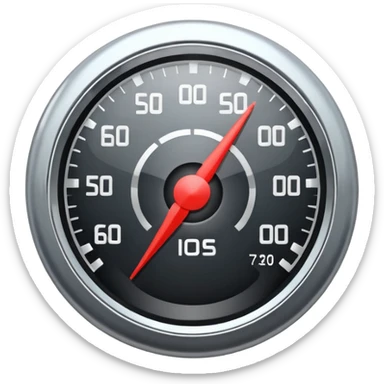 speedometer icon for site navigation sticker