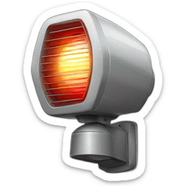 emergency siren light sticker