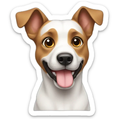 Chat qui fait un câlin à un chien sticker