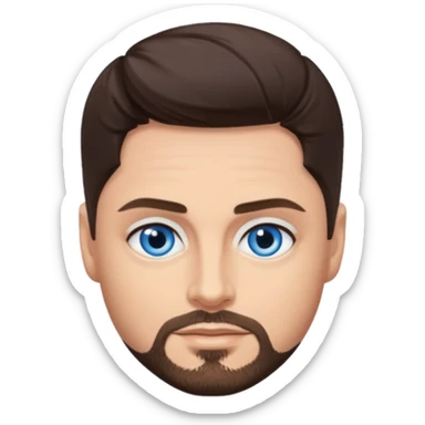 Keith Duffy with blue eyes, dark brown hair  sticker