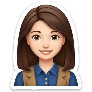 GIRL INFLUENCER BRUNETTE sticker