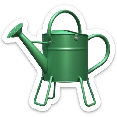 give me a watering can with legs sticker