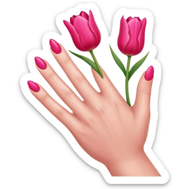 💅+🌷 sticker