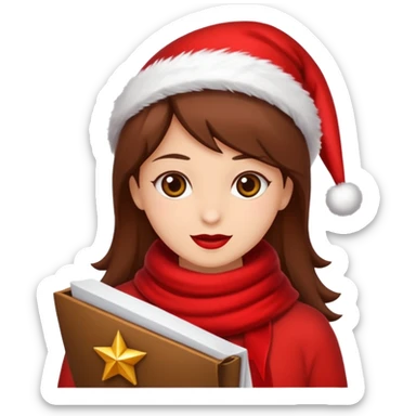 gere uma rena de natal sticker