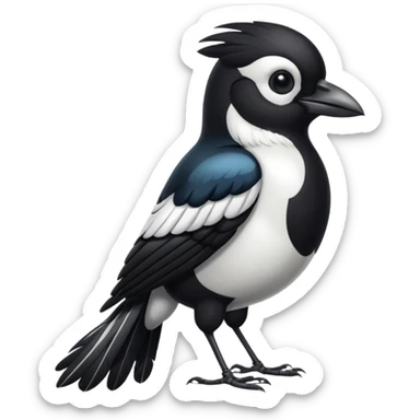 I want a magpie emoji sticker