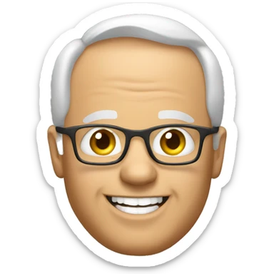 Tim Walz smiling sticker