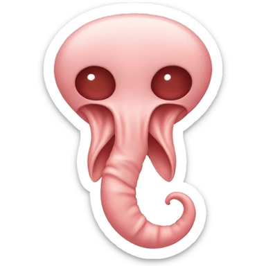 Human uterus sticker