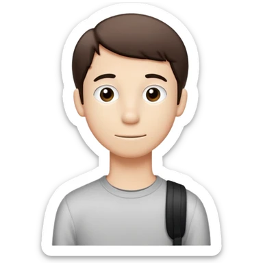 greg heffley the cartoon/stick figure  sticker