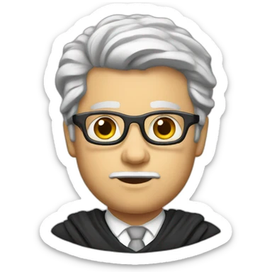 Smart half Scottish barrister sticker