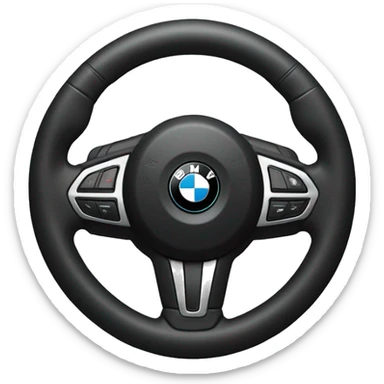 Bmw  Car steering wheel sticker
