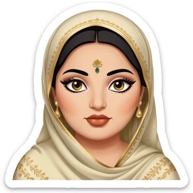 big very plus size, pakistani, dupatta, baddie,pretty, makeup, lipgloss, black eyeliner, sticker