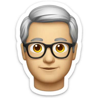 soviet pioneer with a glasses sticker