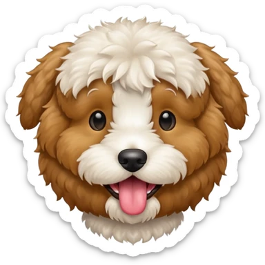 mini Goldendoodle  sticker