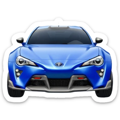 Off-road Long wheelbase widened pearly midnight snow blue 2nd generation 2025 Toyota 86 off-road hypercar racer sticker
