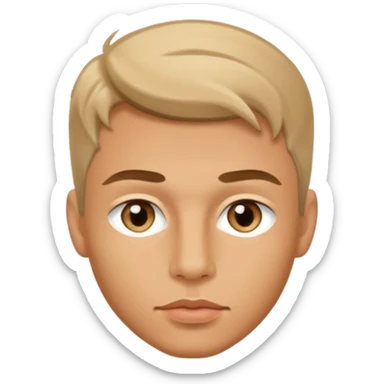 At five feet eleven and Caucasian,  a male model. He had full lips and feline eyes. sticker