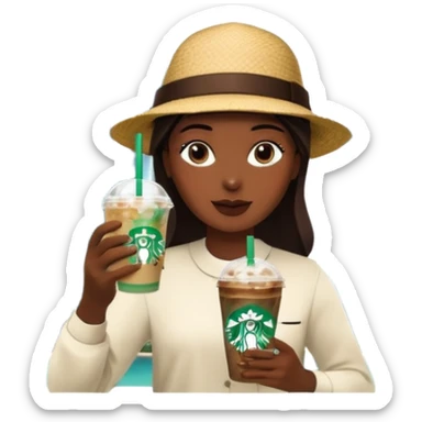 Starbucks iced coffee with Dubai chivalry bar with green filling and burn Khalifa  sticker