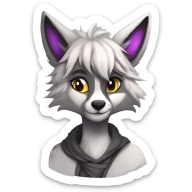 Edgy sharp anthro furry by Falvie, LiLaiRa, AngieWolf sticker