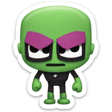Space Invader zim sticker