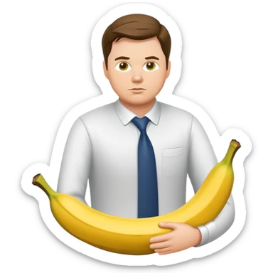JD Vance slipping on a banana peel sticker
