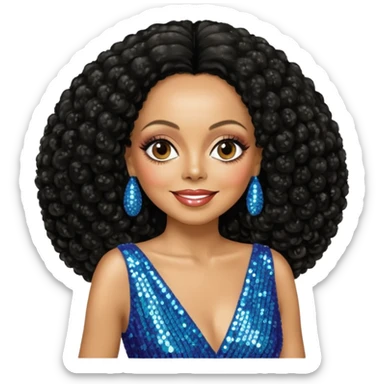Diana Ross sticker