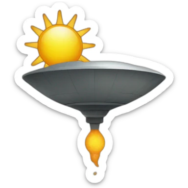 Système solaire sticker