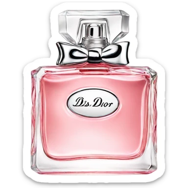 miss dior perfume bottle  sticker