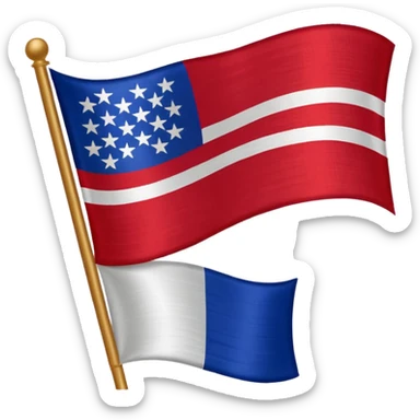 Juneteenth flag sticker