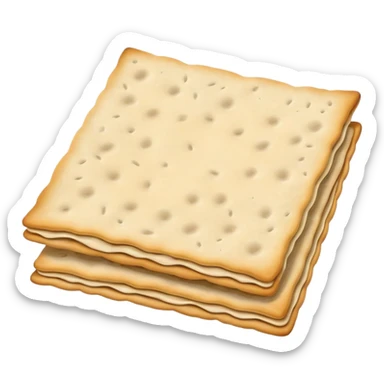 Single matzah sticker